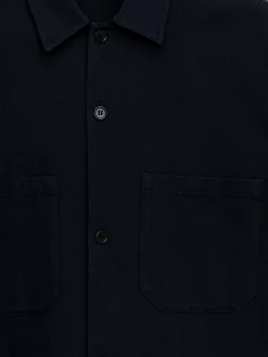 Overshirt aus Baumwolltwill