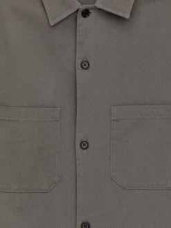 Overshirt aus Baumwolltwill