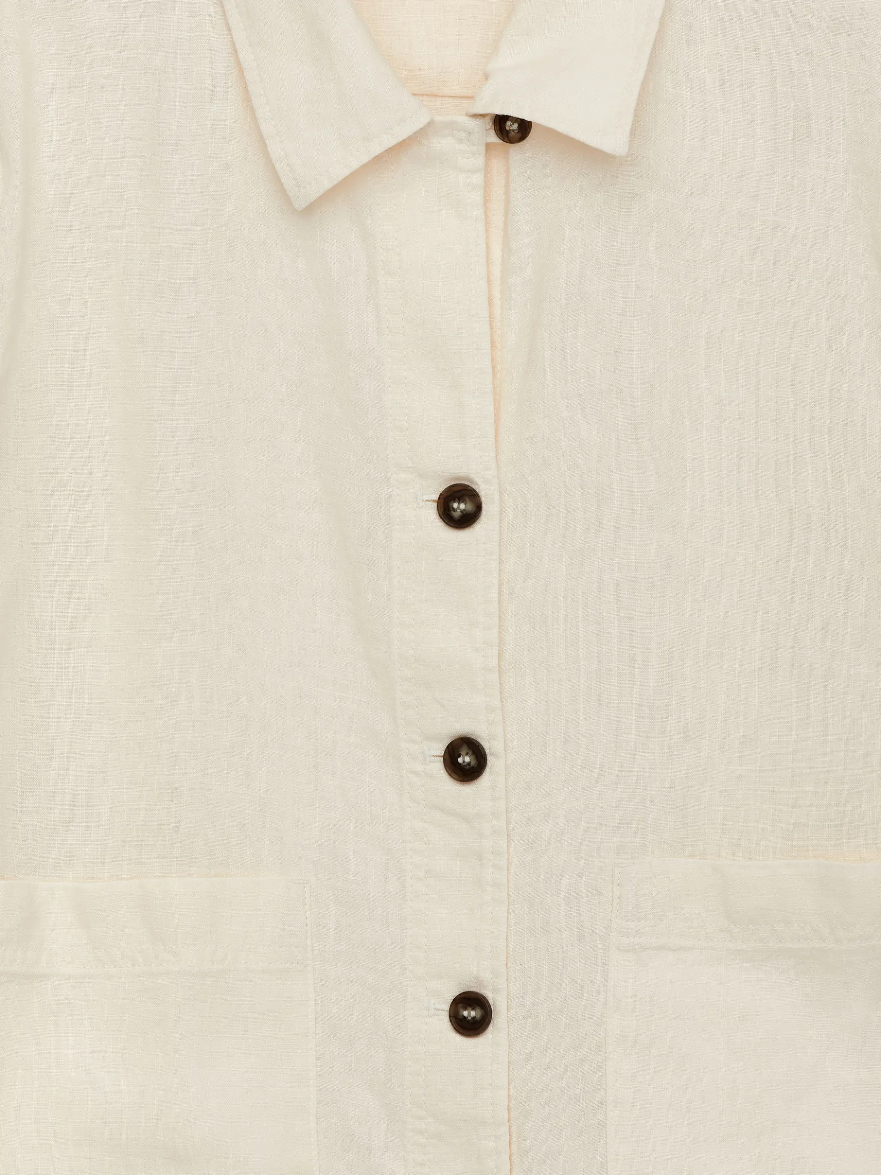 Overshirt aus Leinen