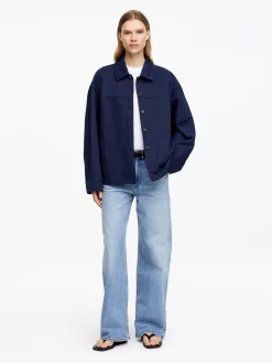 Overshirt aus Leinen und Baumwolle