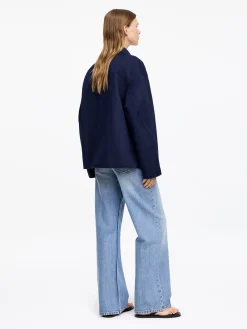 Overshirt aus Leinen und Baumwolle