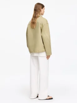 Overshirt aus Leinen und Baumwolle