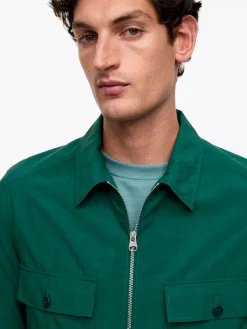 Overshirt aus Lyocell-Mischung