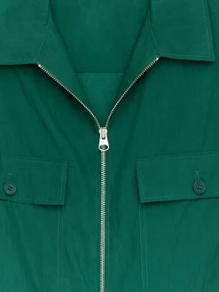 Overshirt aus Lyocell-Mischung
