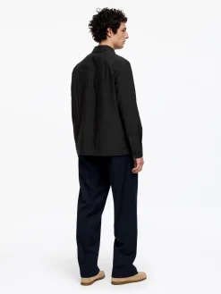 Overshirt aus Lyocell-Mischung