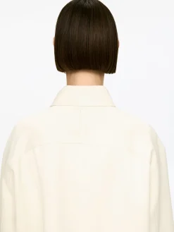 Overshirt aus Satin