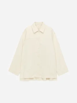 Overshirt aus Satin