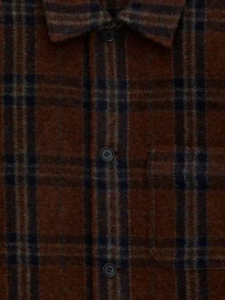 Overshirt aus Wollmischung