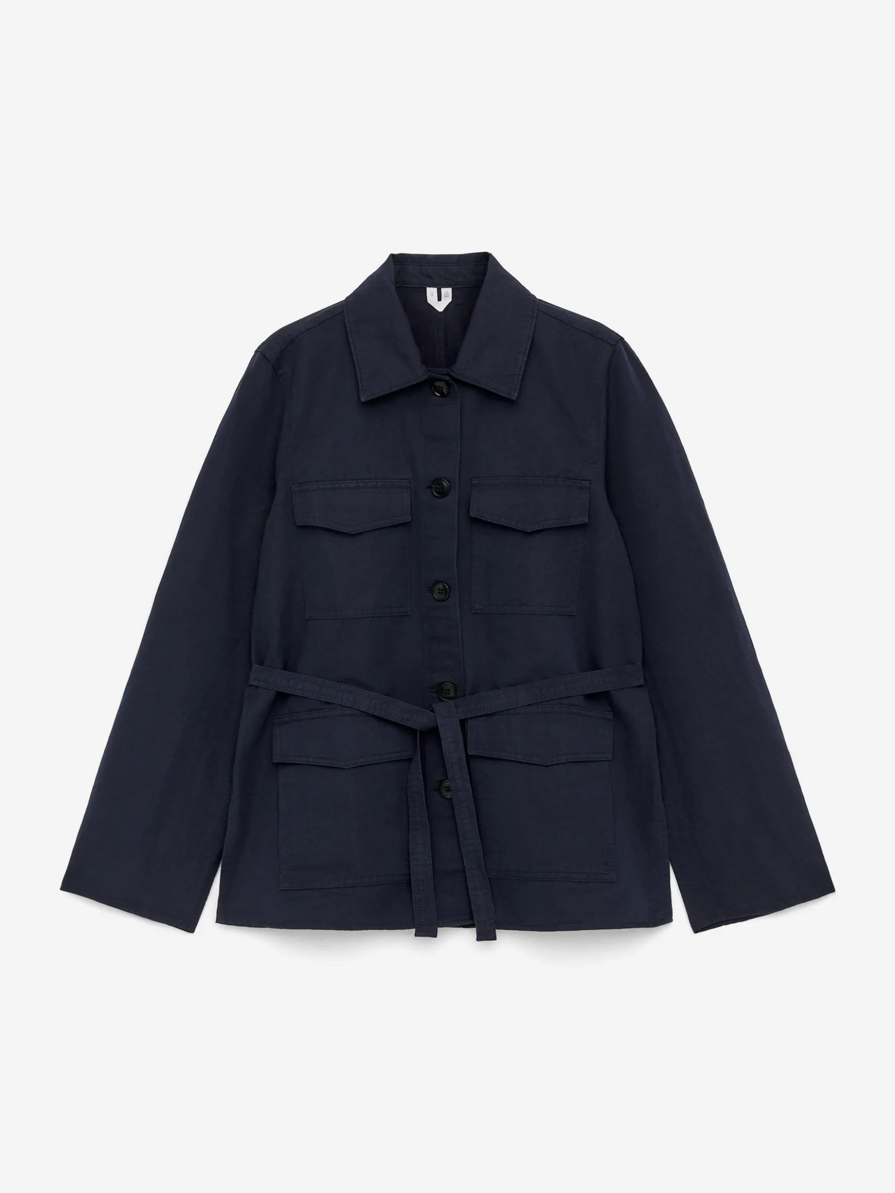 Overshirt mit Gürtel