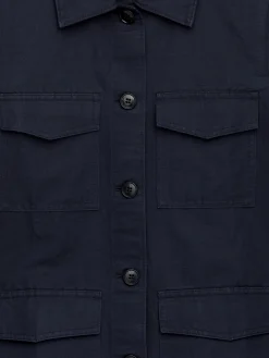 Overshirt mit Gürtel