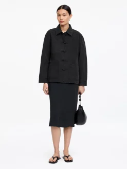Overshirt mit Knotendetails
