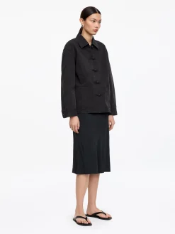 Overshirt mit Knotendetails