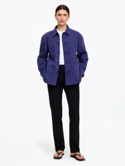 Overshirt mit Knotendetails