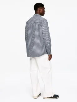 Oversized-Hemd aus Popeline