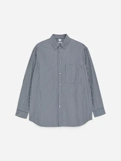 Oversized-Hemd aus Popeline