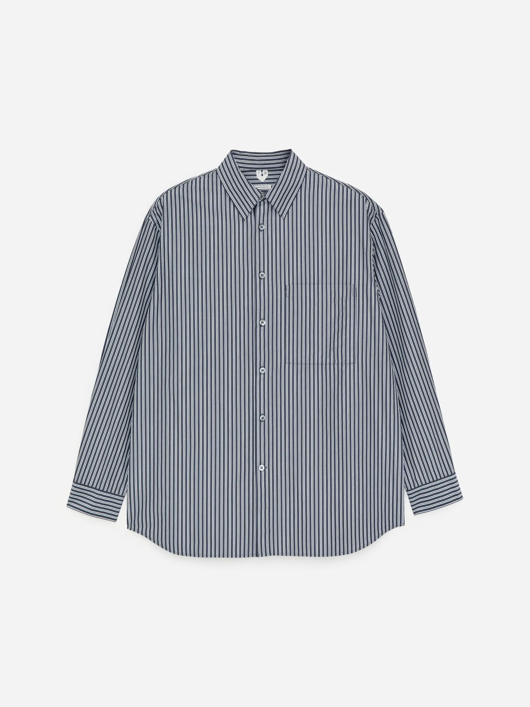 Oversized-Hemd aus Popeline