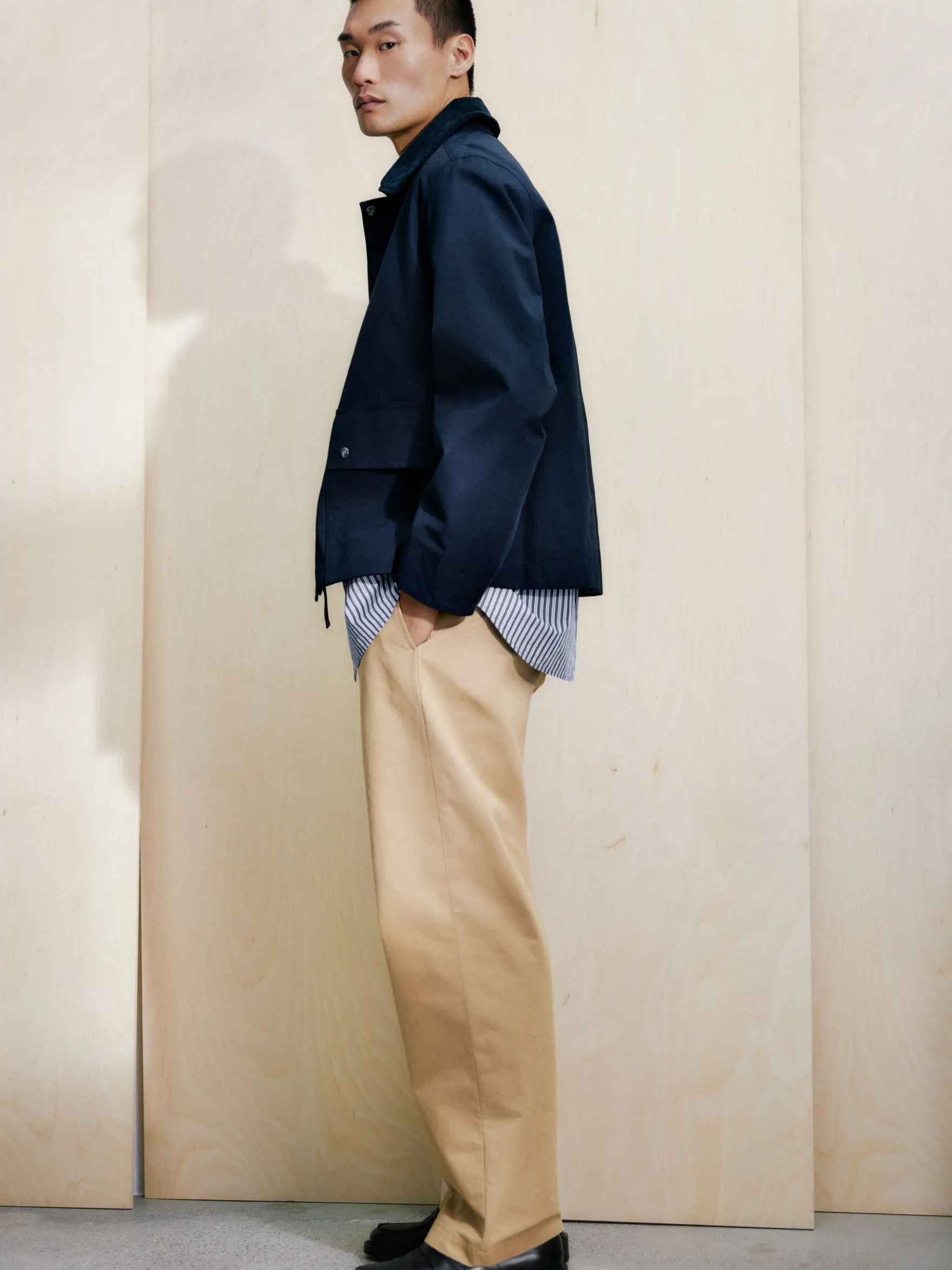 Oversized-Hemd aus Popeline