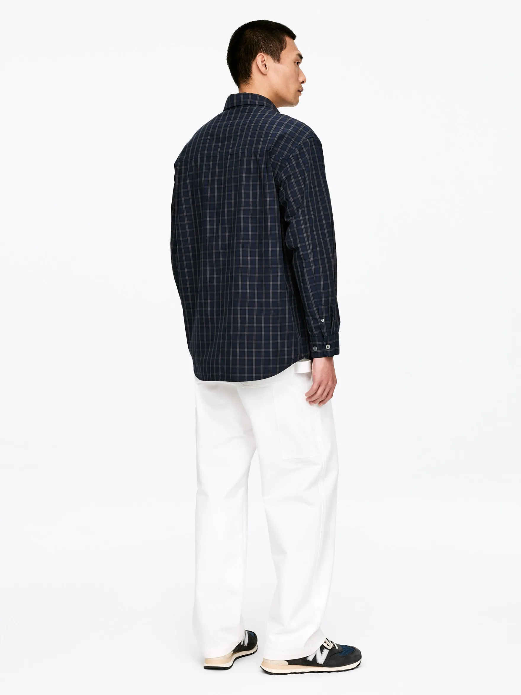 Oversized-Hemd aus Popeline