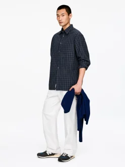 Oversized-Hemd aus Popeline