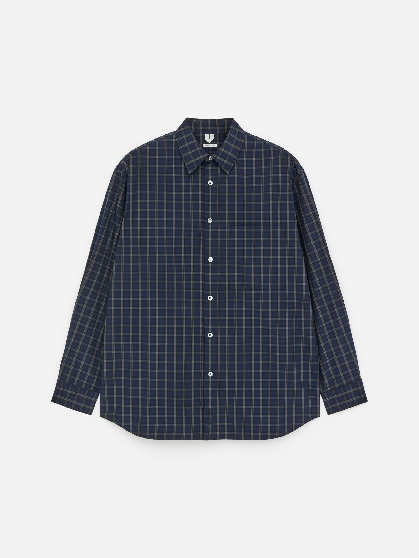 Oversized-Hemd aus Popeline