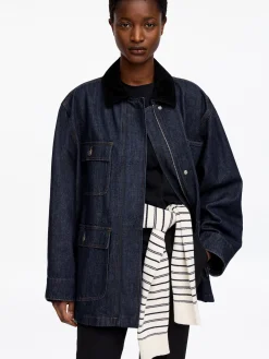 Oversized-Jeansjacke
