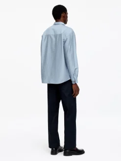 Oversize-Hemd aus Lyocell-Mischung