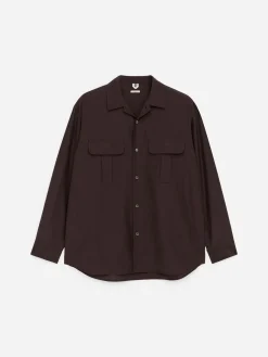 Oversize-Hemd aus Lyocell-Mischung