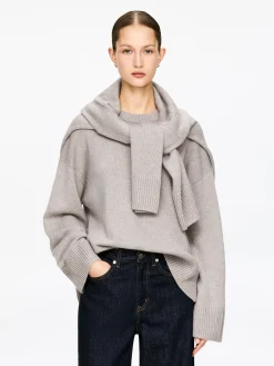 Oversize-Pullover aus reinem Kaschmir​