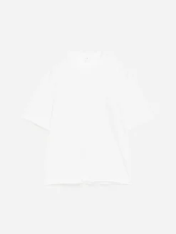 Oversize-T-Shirt aus Leinen