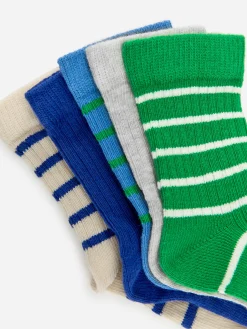 5 Paar Rippstricksocken für Babys