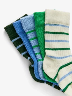 5 Paar Rippstricksocken für Babys