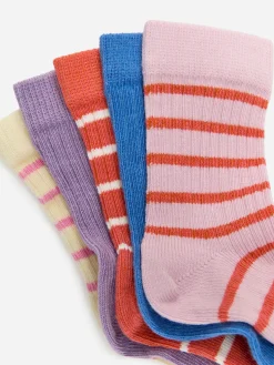 5 Paar Rippstricksocken für Babys