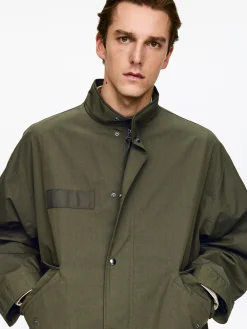 Parka aus Baumwollmischung