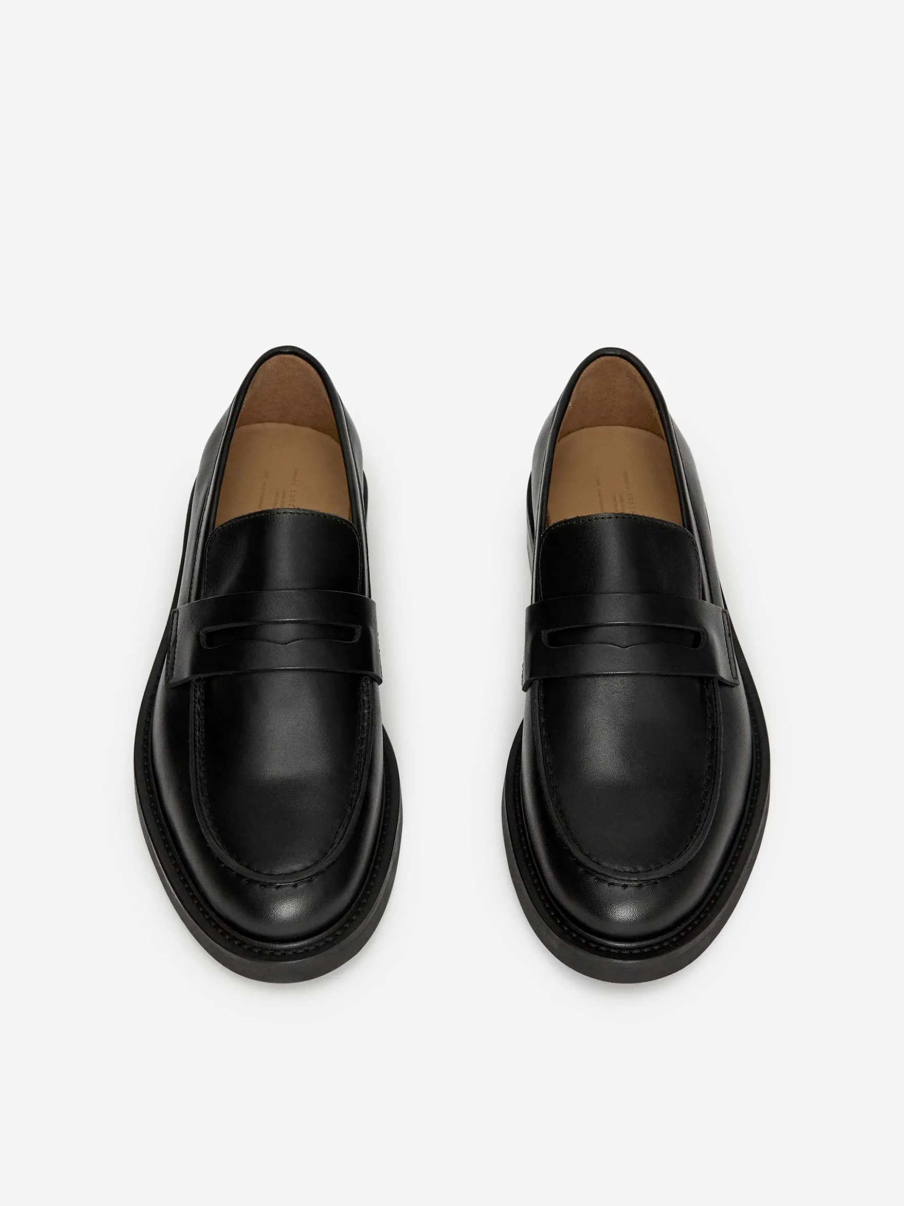 Penny-Loafer aus Leder