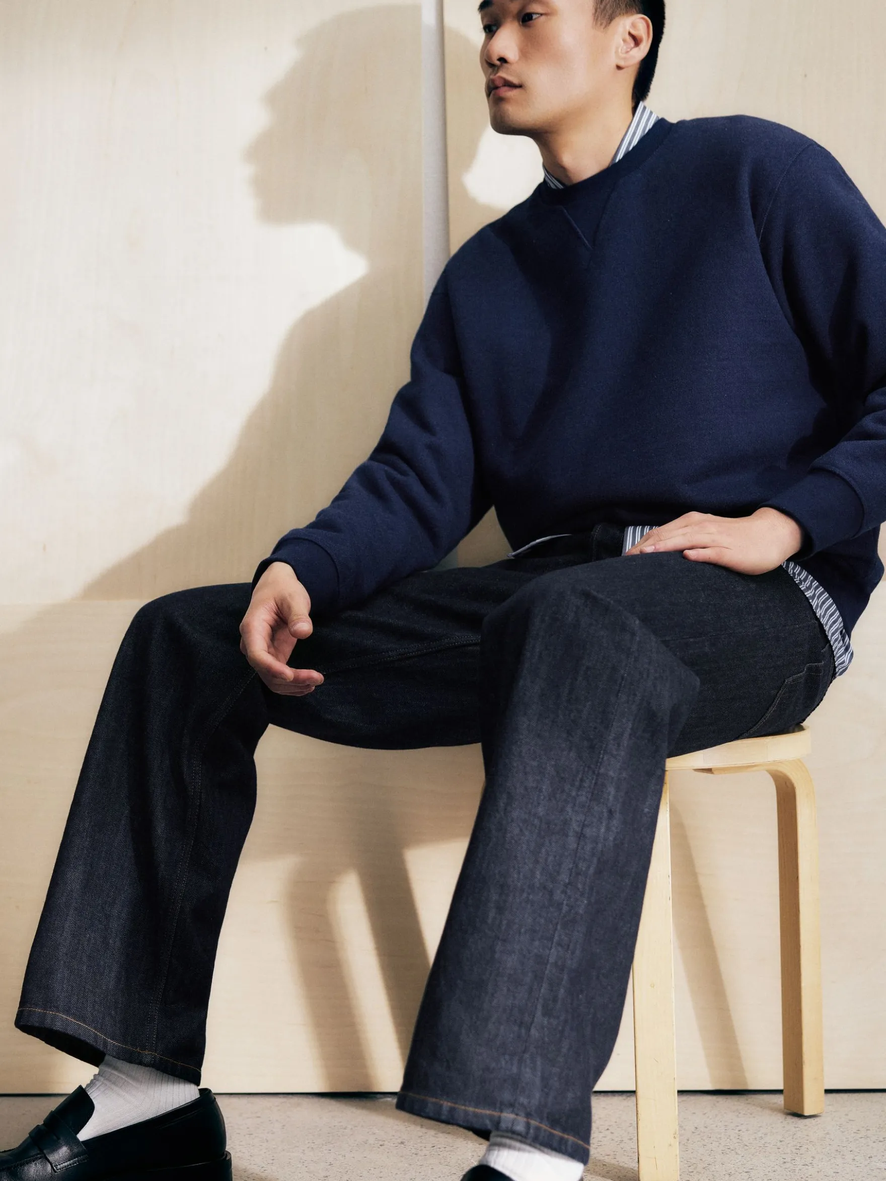 Penny-Loafer aus Leder