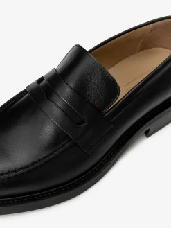 Penny-Loafer aus Leder