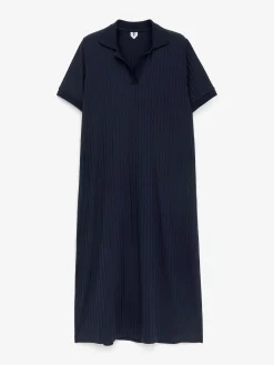 Polokleid aus Rippstrick