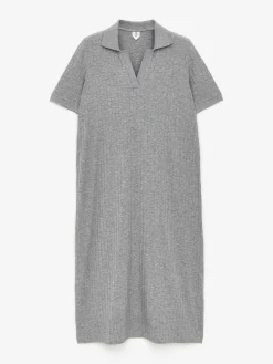 Polokleid aus Rippstrick
