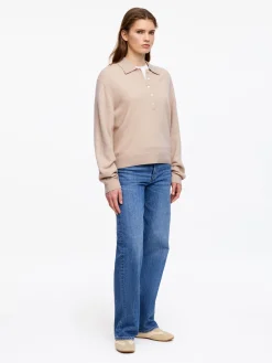 Polopullover aus Kaschmir und Wolle