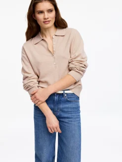 Polopullover aus Kaschmir und Wolle