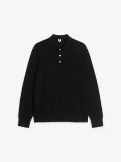 Polopullover aus Merinowolle