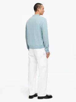 Polopullover aus Merinowolle