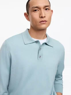Polopullover aus Merinowolle