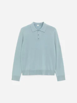 Polopullover aus Merinowolle