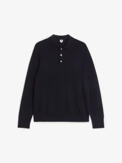 Polopullover aus Merinowolle