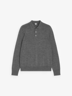 Polopullover aus Merinowolle