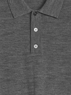 Polopullover aus Merinowolle