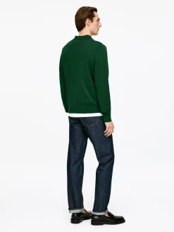 Polopullover aus Merinowolle