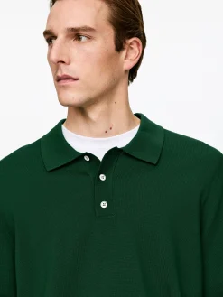 Polopullover aus Merinowolle