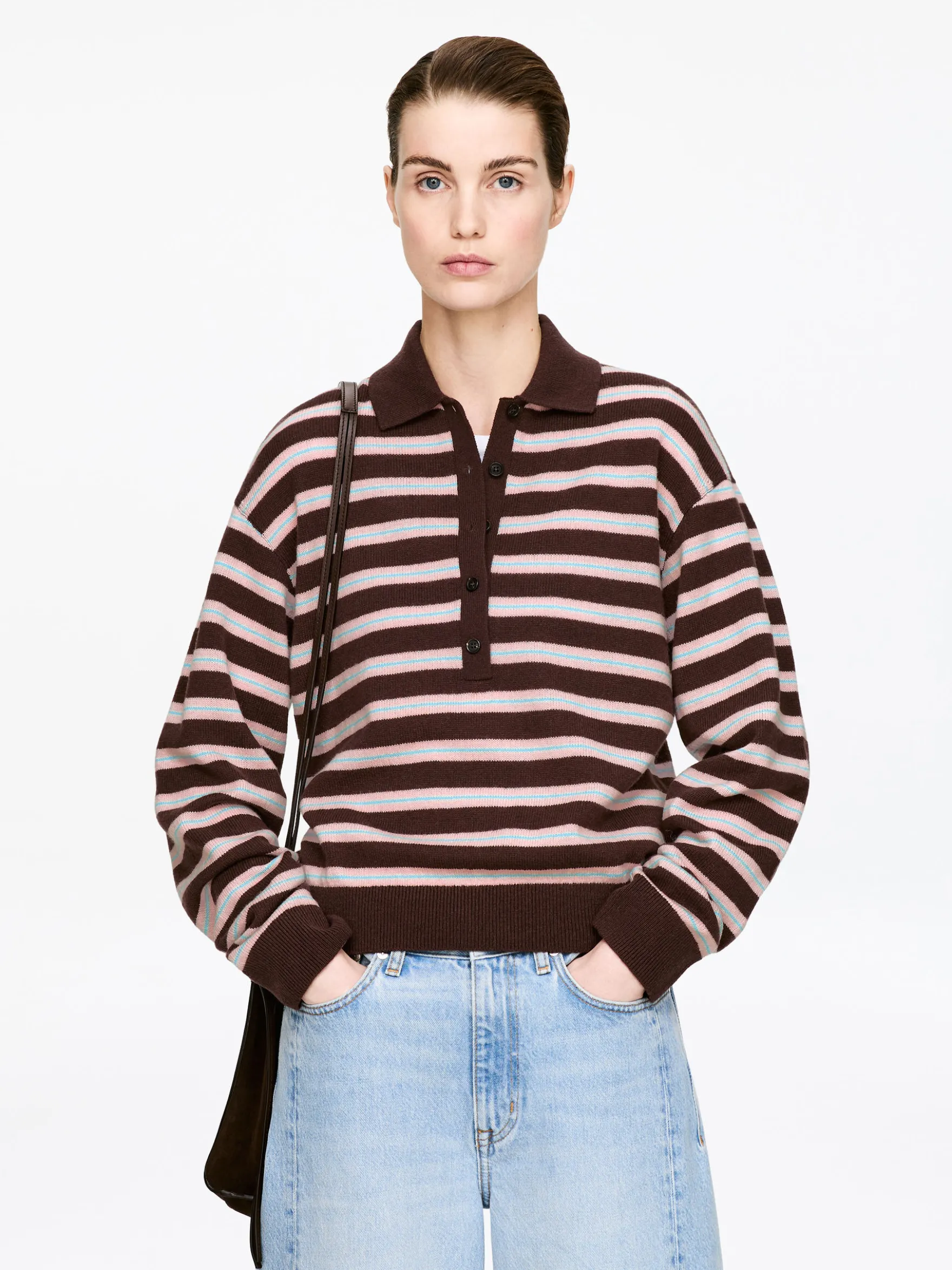 Polopullover aus Wolle